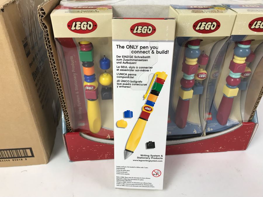 New LEGO Vintage 50th Anniversary Edition Writing System Pens Merchandiser Store Display By The CDM Company - 12 Pens [Photo 9]