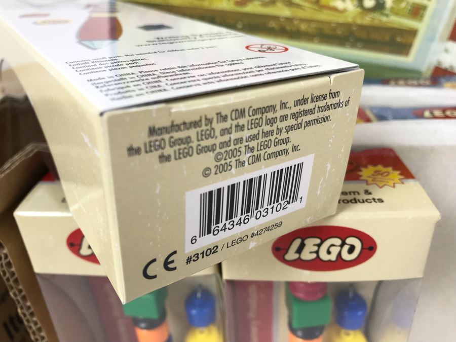 New LEGO Vintage 50th Anniversary Edition Writing System Pens Merchandiser Store Display By The CDM Company - 12 Pens [Photo 8]