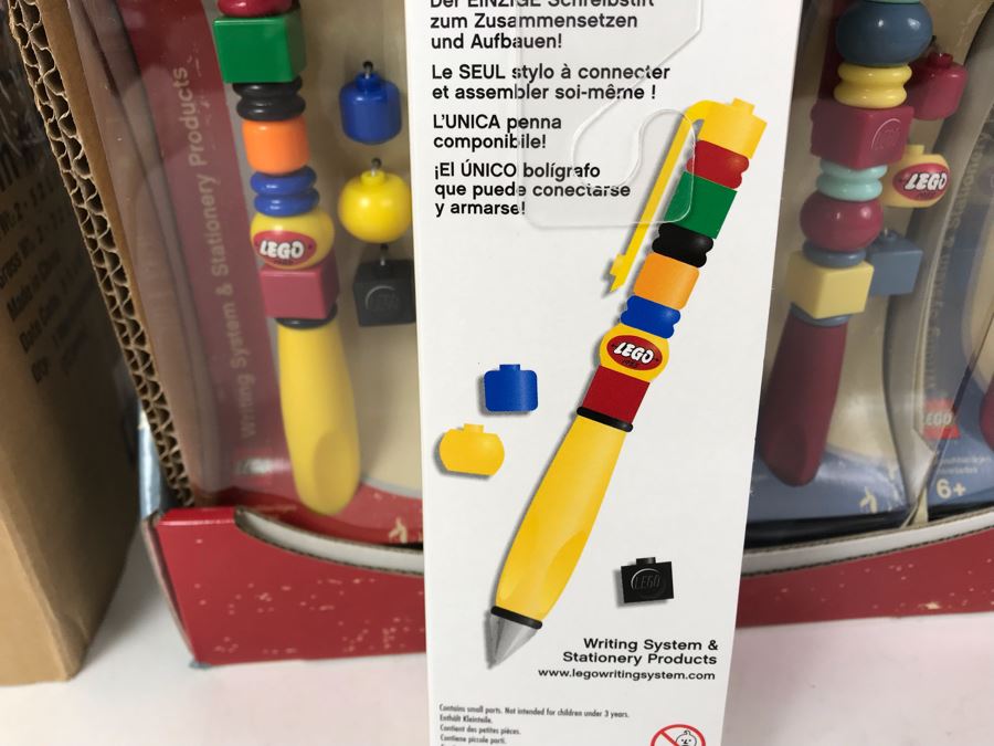 New LEGO Vintage 50th Anniversary Edition Writing System Pens Merchandiser Store Display By The CDM Company - 12 Pens [Photo 10]