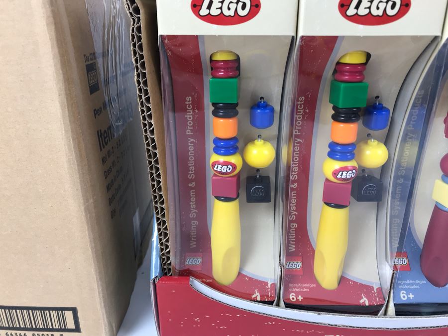 New LEGO Vintage 50th Anniversary Edition Writing System Pens Merchandiser Store Display By The CDM Company - 12 Pens [Photo 5]