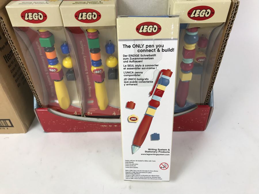 New LEGO Vintage 50th Anniversary Edition Writing System Pens Merchandiser Store Display By The CDM Company - 12 Pens [Photo 7]