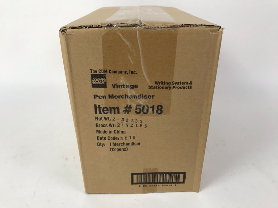 Sealed New LEGO Vintage 50th Anniversary Edition Writing System Pens Merchandiser Store Display By The CDM Company - 12 Pens [Photo 3]
