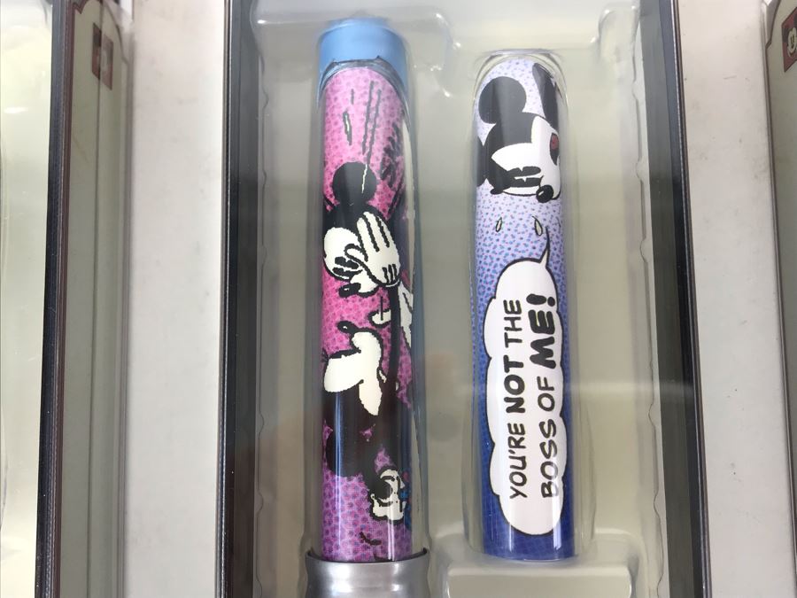 New 2004 Mickey Mouse Disney Limited Edition Individually Numbered Collectible Memorabilia Pod Pens - 8 Pens [Photo 4]