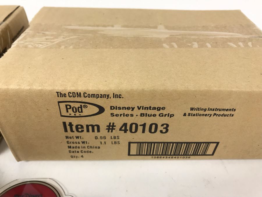 New 2004 Mickey Mouse Disney Limited Edition Individually Numbered Collectible Memorabilia Pod Pens - 8 Pens [Photo 11]