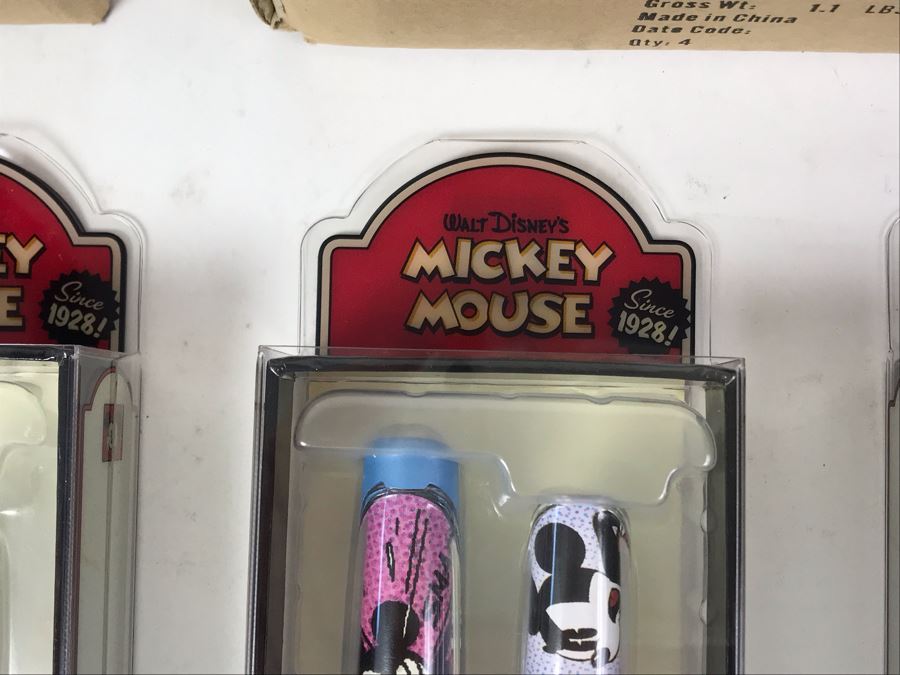 New 2004 Mickey Mouse Disney Limited Edition Individually Numbered Collectible Memorabilia Pod Pens - 8 Pens [Photo 3]