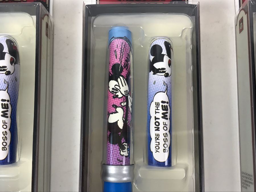 New 2004 Mickey Mouse Disney Limited Edition Individually Numbered Collectible Memorabilia Pod Pens - 8 Pens [Photo 4]