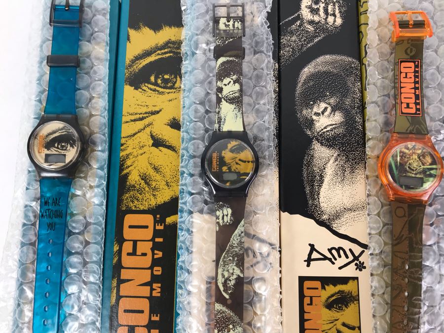 New 1995 Congo The Movie Digital Watches Paramount - 6 Watches [Photo 11]
