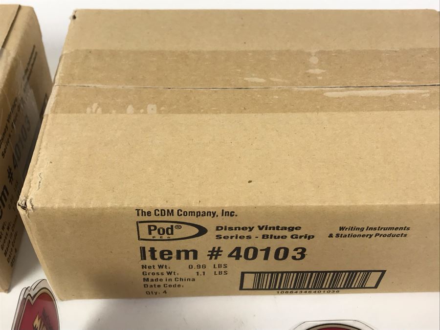 New 2004 Mickey Mouse Disney Limited Edition Individually Numbered Collectible Memorabilia Pod Pens - 12 Pens [Photo 13]