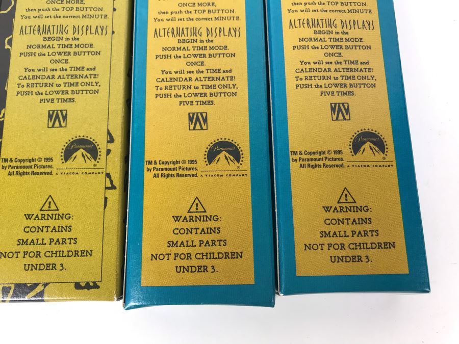 New 1995 Congo The Movie Digital Watches Paramount - 6 Watches [Photo 6]