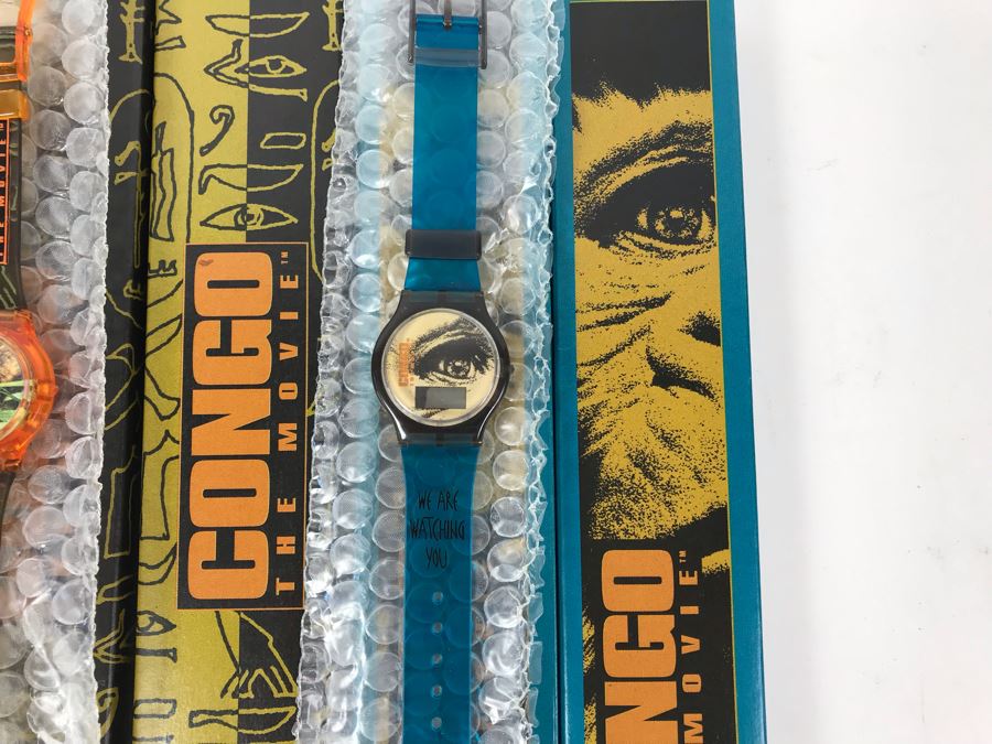 New 1995 Congo The Movie Digital Watches Paramount - 6 Watches [Photo 7]