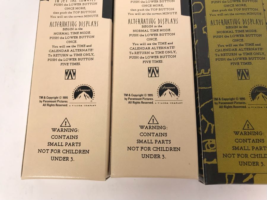 New 1995 Congo The Movie Digital Watches Paramount - 6 Watches [Photo 4]