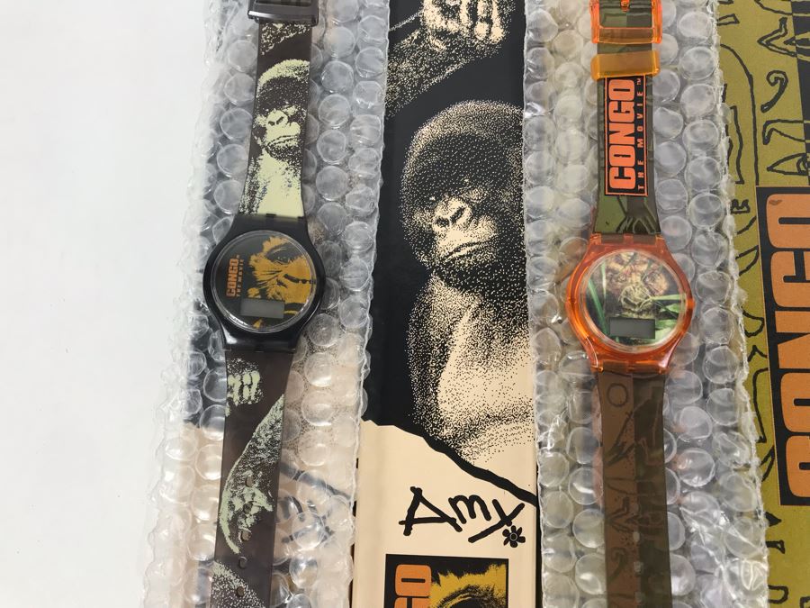 New 1995 Congo The Movie Digital Watches Paramount - 6 Watches [Photo 11]