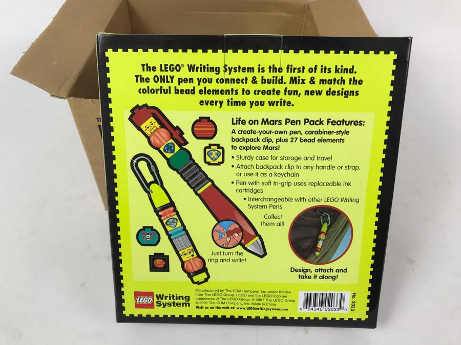 New 2001 LEGO Life On Mars Pen Pack Writing System Pens By The CDM Company - 3 Pens [Photo 6]