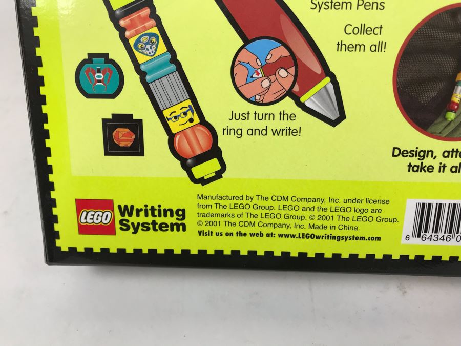 New 2001 LEGO Life On Mars Pen Pack Writing System Pens By The CDM Company - 3 Pens [Photo 7]