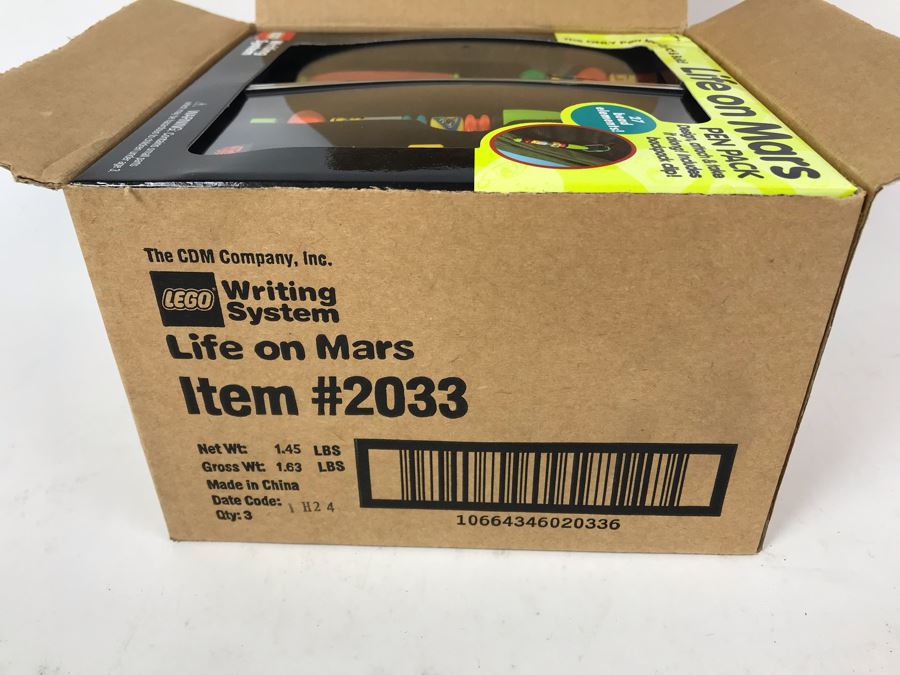 New 2001 LEGO Life On Mars Pen Pack Writing System Pens By The CDM Company - 3 Pens [Photo 3]