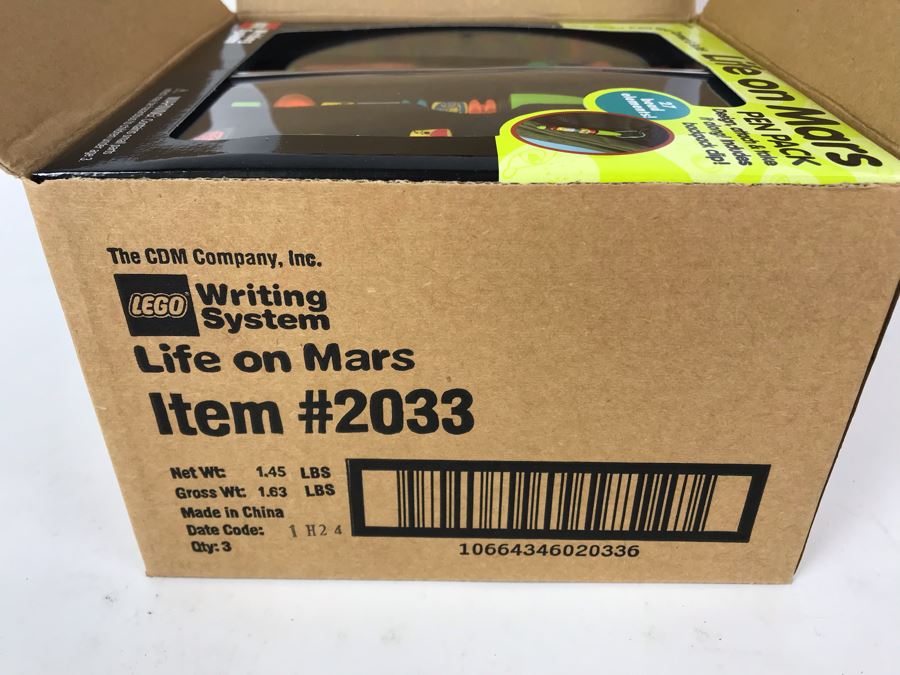 New 2001 LEGO Life On Mars Pen Pack Writing System Pens By The CDM Company - 3 Pens [Photo 3]