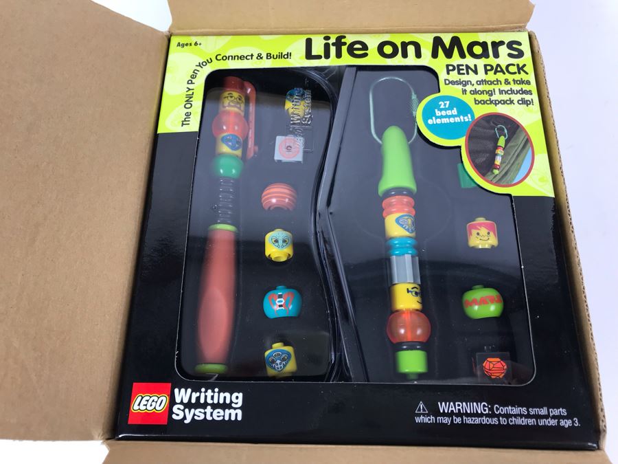 New 2001 LEGO Life On Mars Pen Pack Writing System Pens By The CDM Company - 3 Pens [Photo 5]