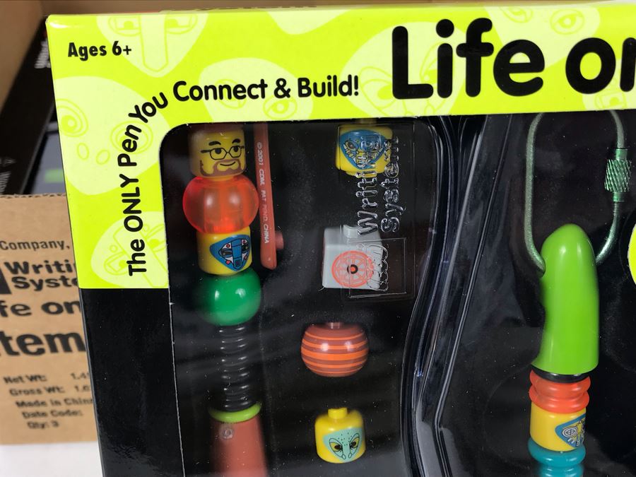 New 2001 LEGO Life On Mars Pen Pack Writing System Pens By The CDM Company - 3 Pens [Photo 6]