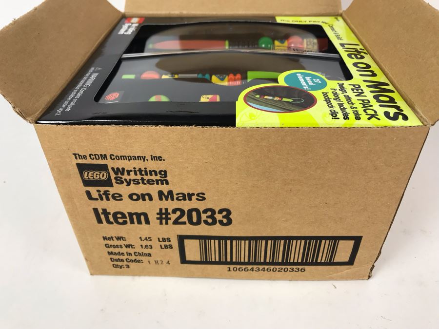 New 2001 LEGO Life On Mars Pen Pack Writing System Pens By The CDM Company - 3 Pens [Photo 3]