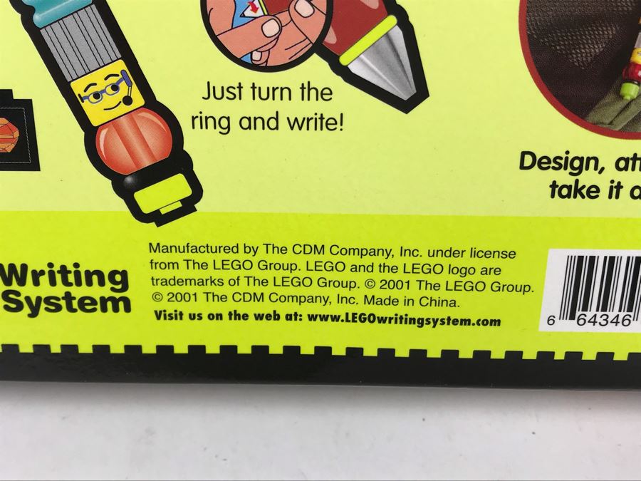 New 2001 LEGO Life On Mars Pen Pack Writing System Pens By The CDM Company - 3 Pens [Photo 8]
