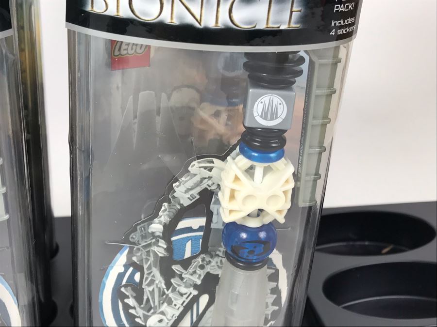 New 2004 LEGO Bionicle Nuju Ice Pens Writing System Pens By The CDM Company - 6 Pens [Photo 7]