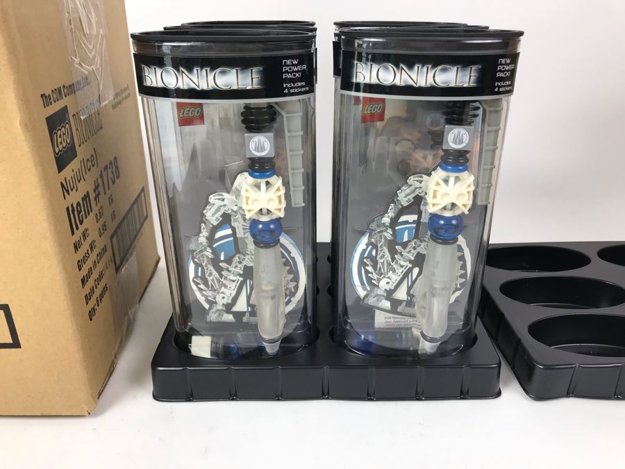 New 2004 LEGO Bionicle Nuju Ice Pens Writing System Pens By The CDM Company - 6 Pens [Photo 3]