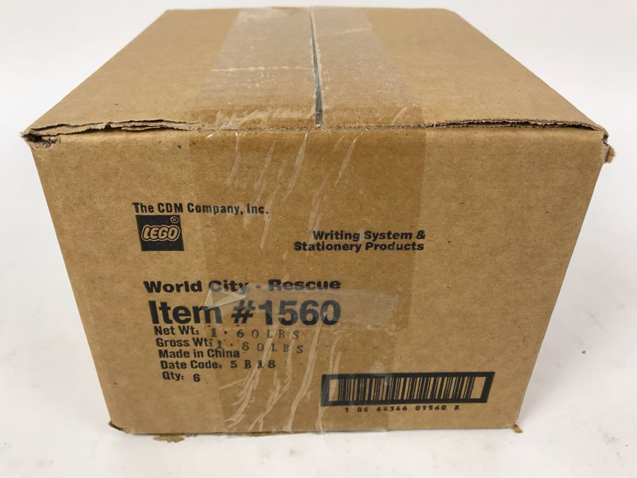 Sealed New 2004 LEGO World City Pens Writing System Pens By The CDM Company - 6 Pens [Photo 3]