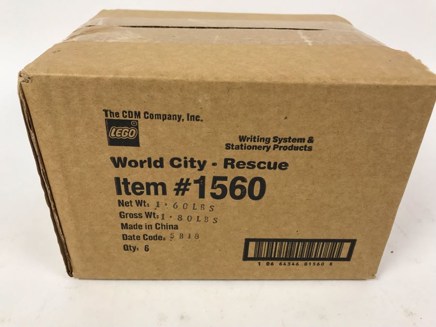 Sealed New 2004 LEGO World City Pens Writing System Pens By The CDM Company - 6 Pens [Photo 2]