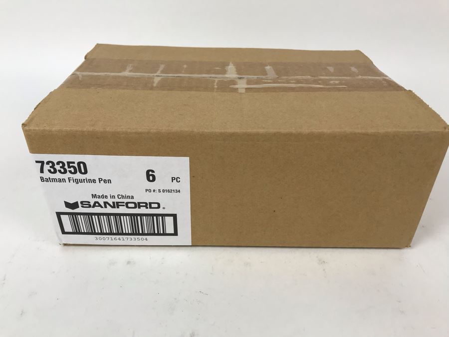 Sealed New 2004 Batman Figurine Pens By Sanford - 6 Pens [Photo 2]