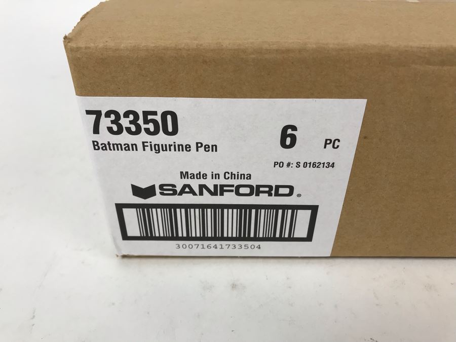 Sealed New 2004 Batman Figurine Pens By Sanford - 6 Pens [Photo 3]