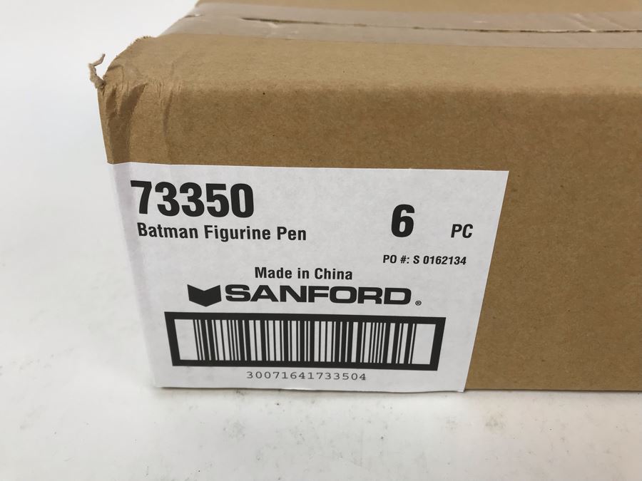 Sealed New 2004 Batman Figurine Pens By Sanford - 6 Pens [Photo 3]