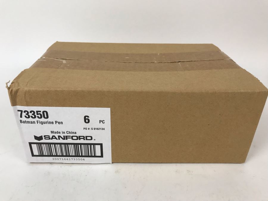 Sealed New 2004 Batman Figurine Pens By Sanford - 6 Pens [Photo 2]