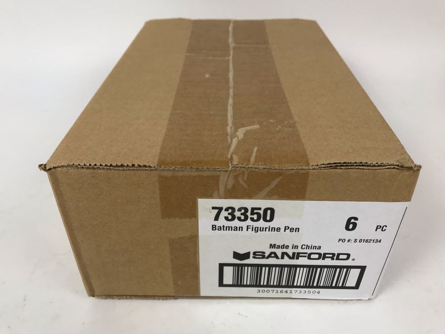 Sealed New 2004 Batman Figurine Pens By Sanford - 6 Pens [Photo 4]