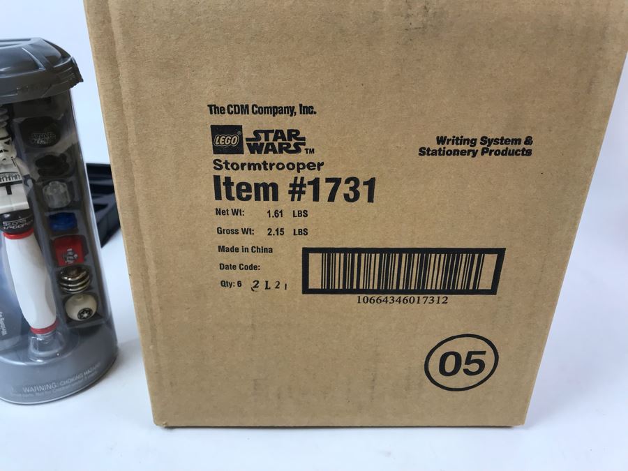 New 2003 LEGO Star Wars Stormtrooper Pens Writing System Pens By The CDM Company - 6 Pens [Photo 10]