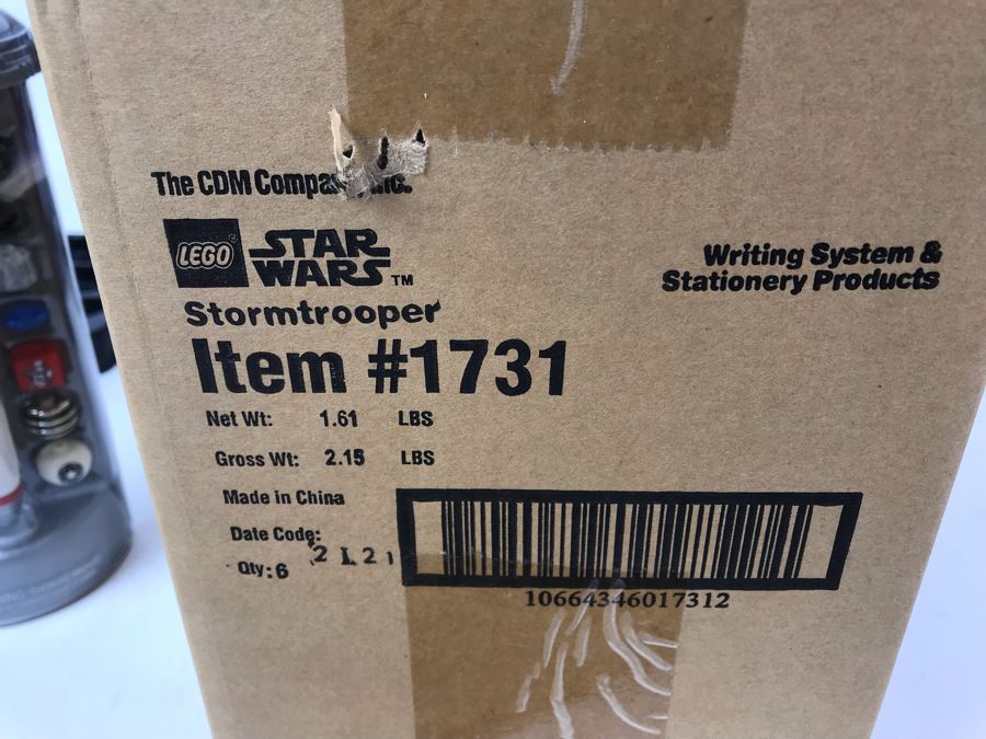 New 2003 LEGO Star Wars Stormtrooper Pens Writing System Pens By The CDM Company - 6 Pens [Photo 11]