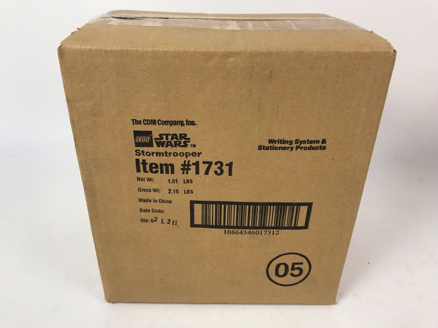 Sealed Box Of New 2003 LEGO Star Wars Stormtrooper Pens Writing System Pens By The CDM Company - 6 Pens [Photo 2]