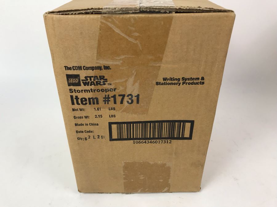 Sealed Box Of New 2003 LEGO Star Wars Stormtrooper Pens Writing System Pens By The CDM Company - 6 Pens [Photo 3]