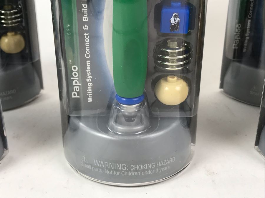 New 2003 LEGO Star Wars Paploo (Ewok) Pens Writing System Pens By The CDM Company - 6 Pens [Photo 5]