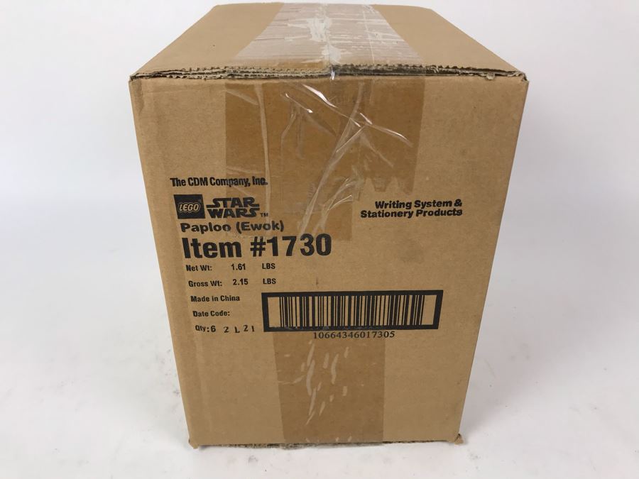 Sealed Box Of New 2003 LEGO Star Wars Paploo (Ewok) Pens Writing System Pens By The CDM Company - 6 Pens [Photo 3]