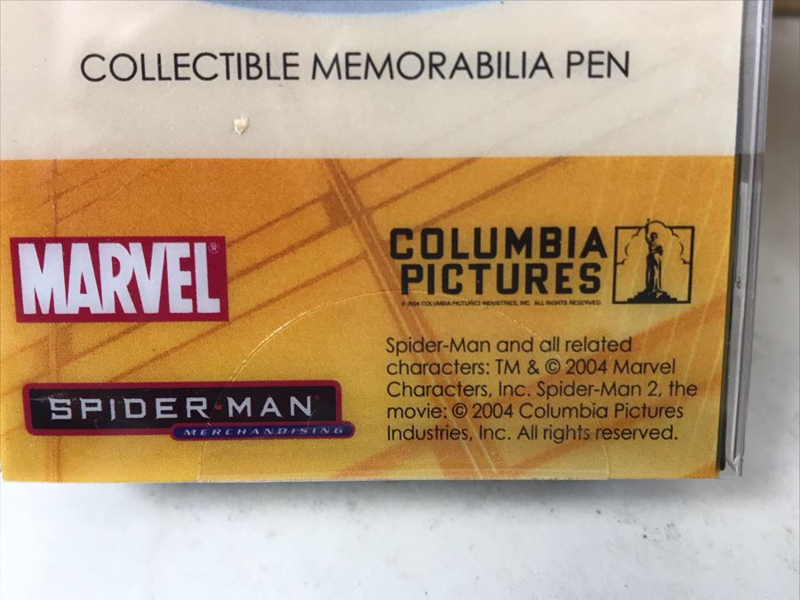 New 2004 Marvel Spider-Man Columbia Pictures Limited Edition Individually Numbered Collectible Memorabilia Pod Pens - 16 Pens [Photo 10]