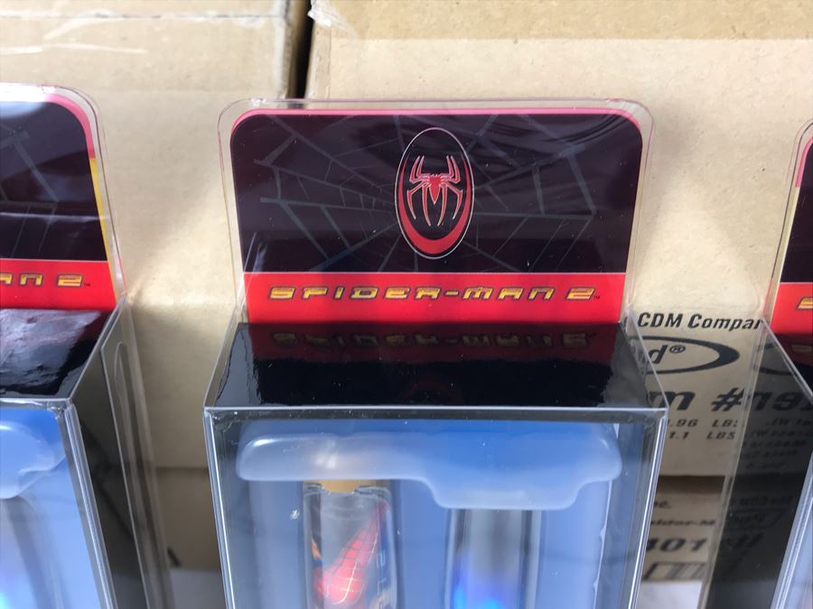 New 2004 Marvel Spider-Man Columbia Pictures Limited Edition Individually Numbered Collectible Memorabilia Pod Pens - 16 Pens [Photo 6]
