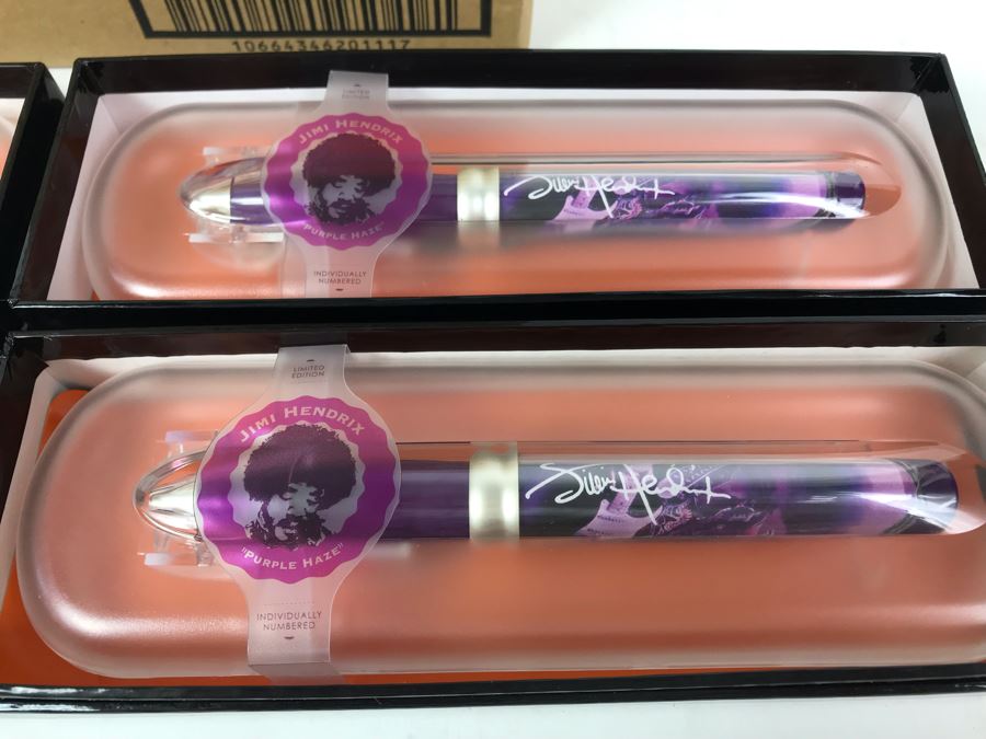 New Jimi Hendrix Purple Haze Limited Edition Individually Numbered Collectible Memorabilia Pod Pens - 8 Pens [Photo 3]