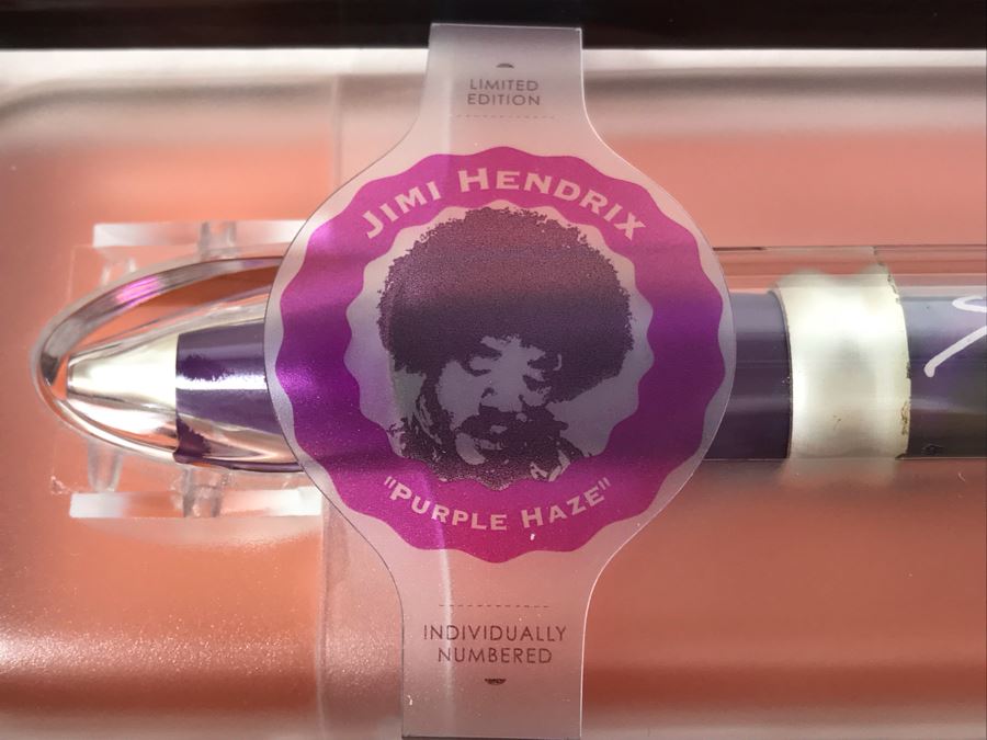 New Jimi Hendrix Purple Haze Limited Edition Individually Numbered Collectible Memorabilia Pod Pens - 8 Pens [Photo 4]