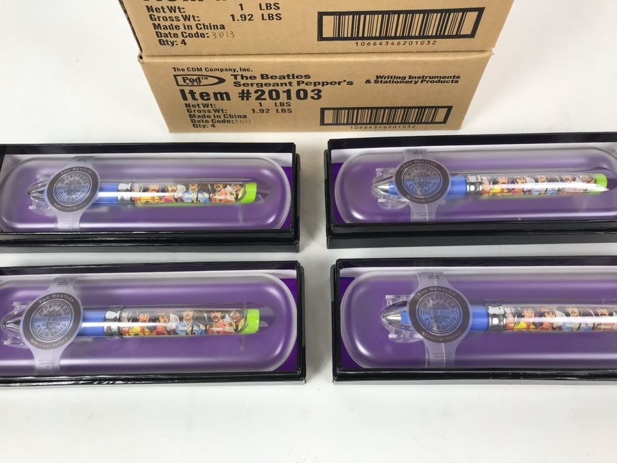 New The Beatles Sergeant Pepper's Lonely Hearts Club Band Limited Edition Individually Numbered Collectible Memorabilia Pod Pens - 8 Pens [Photo 2]
