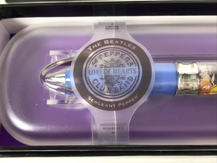 New The Beatles Sergeant Pepper's Lonely Hearts Club Band Limited Edition Individually Numbered Collectible Memorabilia Pod Pens - 8 Pens [Photo 4]