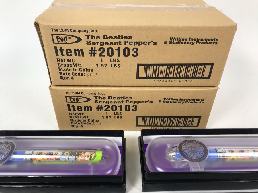 New The Beatles Sergeant Pepper's Lonely Hearts Club Band Limited Edition Individually Numbered Collectible Memorabilia Pod Pens - 8 Pens [Photo 8]