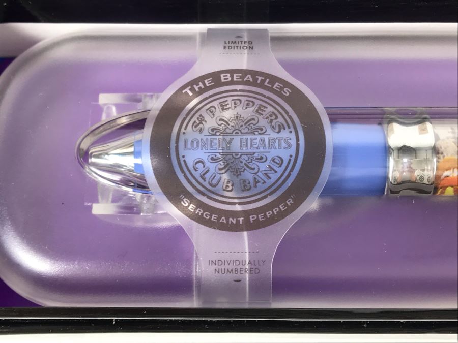 New The Beatles Sergeant Pepper's Lonely Hearts Club Band Limited Edition Individually Numbered Collectible Memorabilia Pod Pens - 8 Pens [Photo 5]