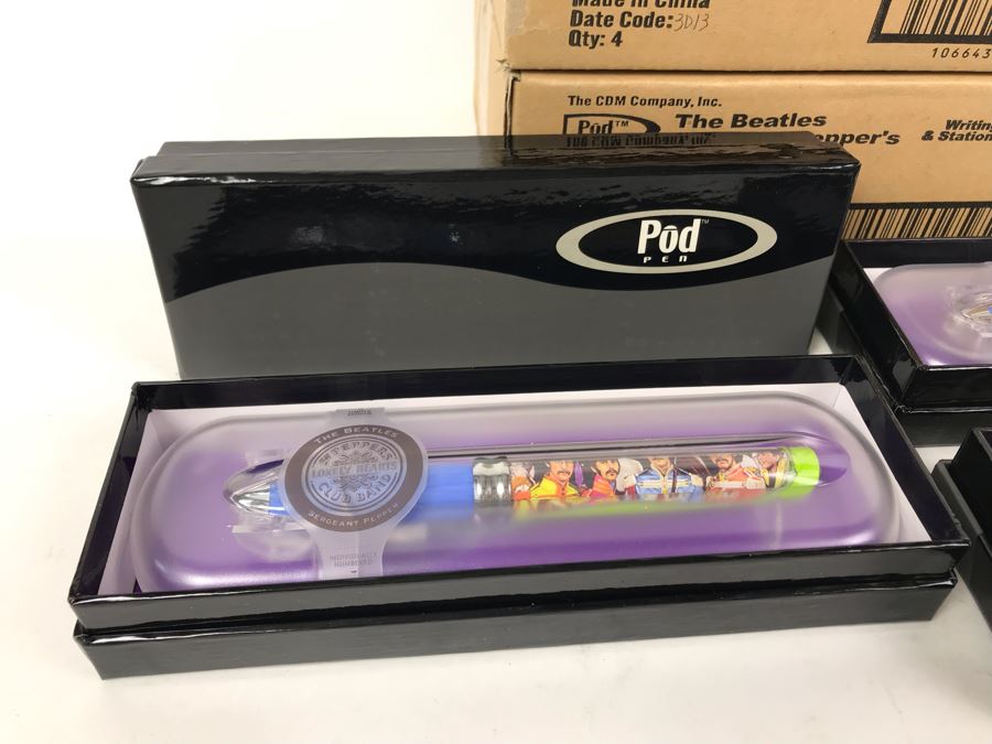 New The Beatles Sergeant Pepper's Lonely Hearts Club Band Limited Edition Individually Numbered Collectible Memorabilia Pod Pens - 8 Pens [Photo 8]