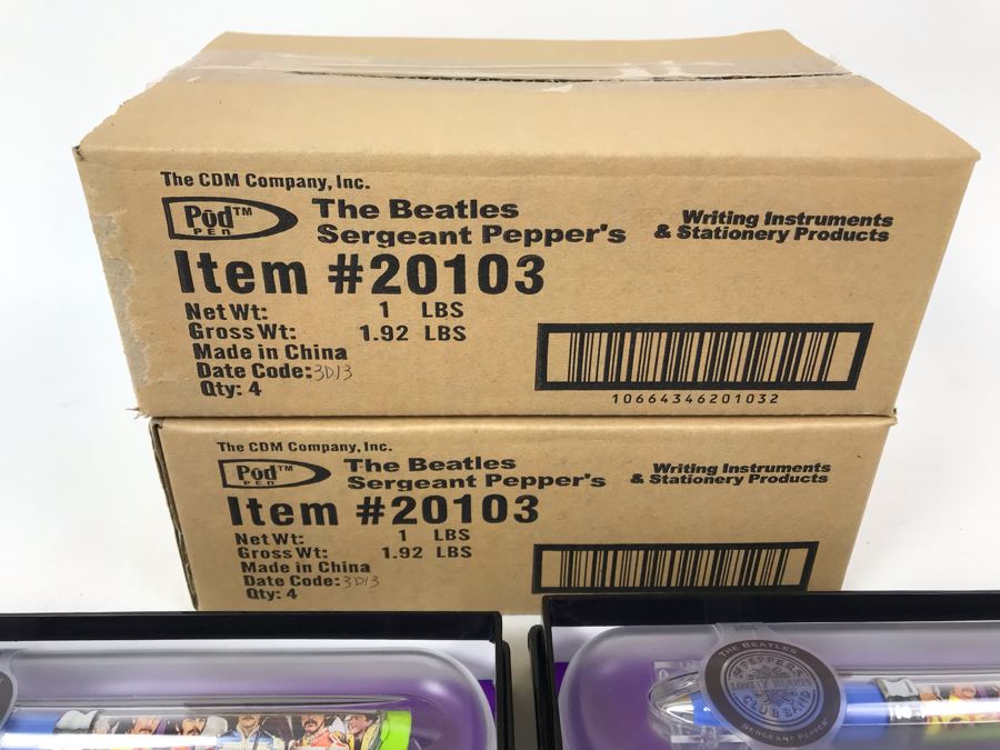 New The Beatles Sergeant Pepper's Lonely Hearts Club Band Limited Edition Individually Numbered Collectible Memorabilia Pod Pens - 8 Pens [Photo 9]