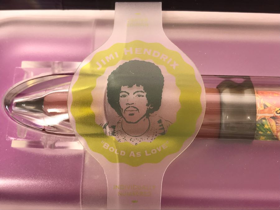 New Jimi Hendrix Bold As Love Limited Edition Individually Numbered Collectible Memorabilia Pod Pens - 8 Pens [Photo 7]